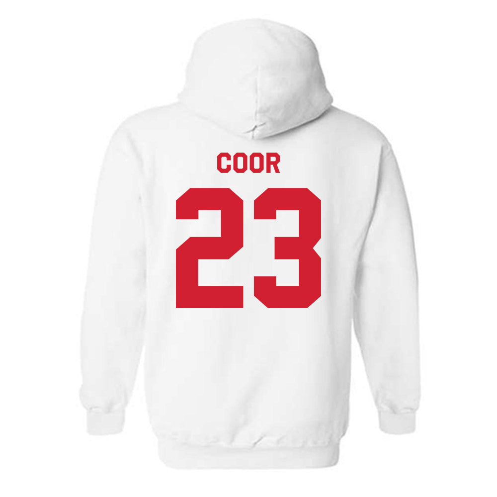 Nebraska - NCAA Softball : Hannah Coor - Classic Shersey Hooded Sweatshirt-1