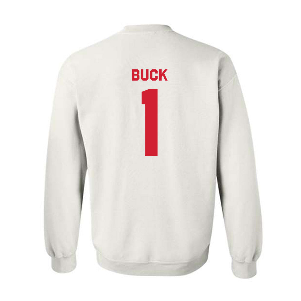 Nebraska - NCAA Baseball : Jett Buck - Classic Shersey Crewneck Sweatshirt-1