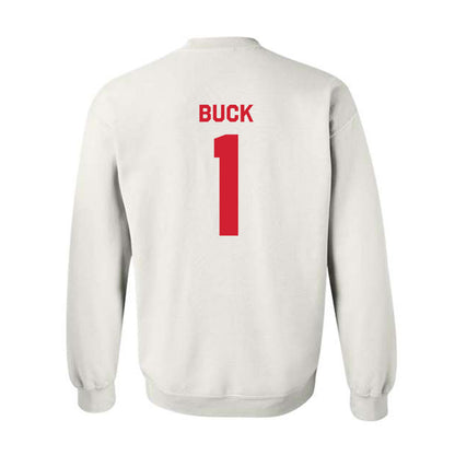 Nebraska - NCAA Baseball : Jett Buck - Classic Shersey Crewneck Sweatshirt-1