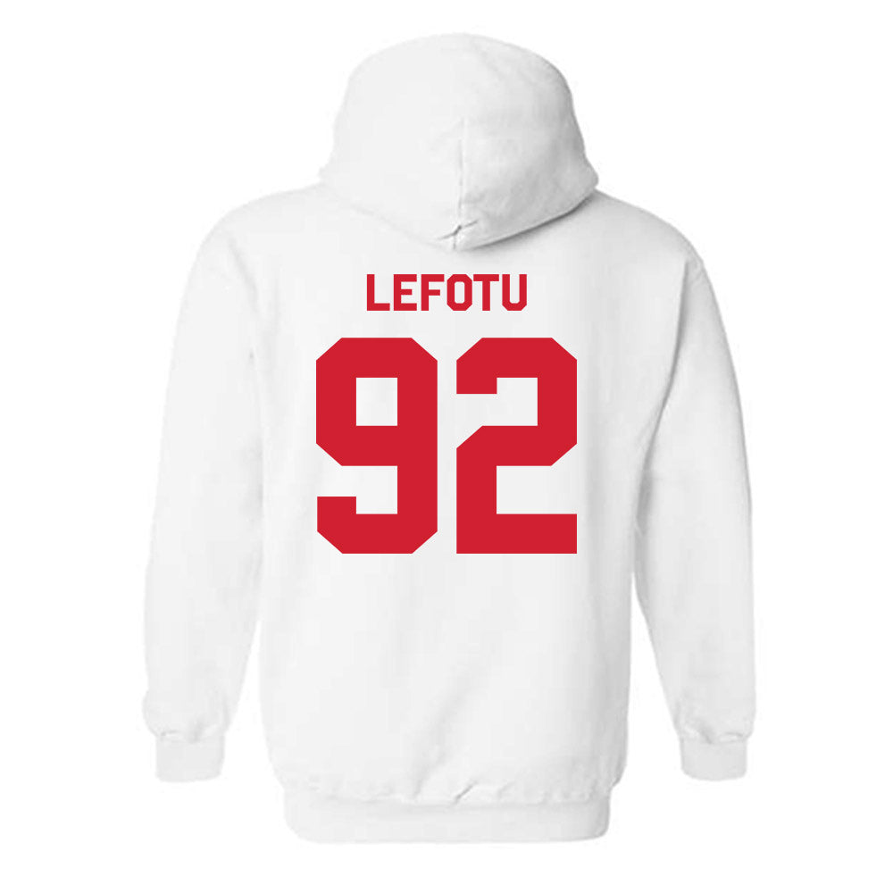 Nebraska - NCAA Football : Sua Lefotu - Classic Shersey Hooded Sweatshirt-1