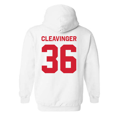 Nebraska - NCAA Baseball : Grant Cleavinger - Classic Shersey Hooded Sweatshirt-1