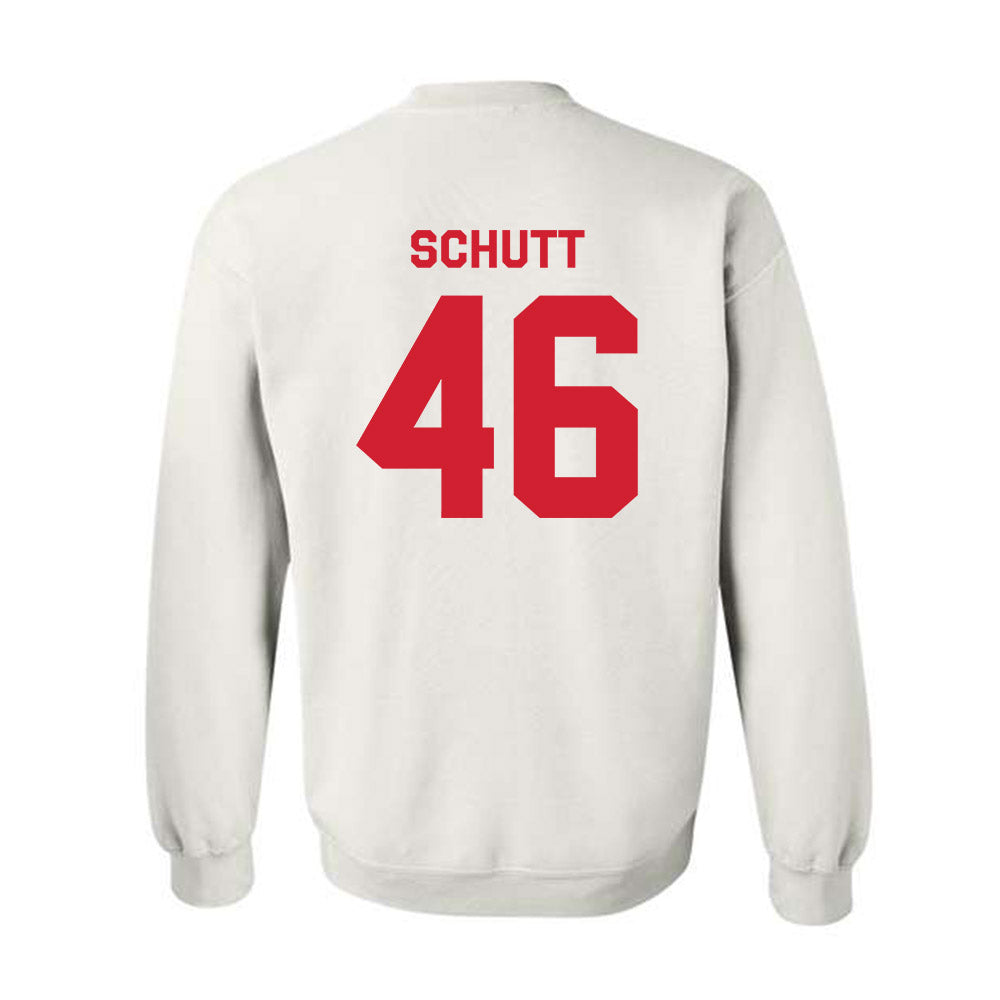 Nebraska - NCAA Football : Connor Schutt - Classic Shersey Crewneck Sweatshirt-1