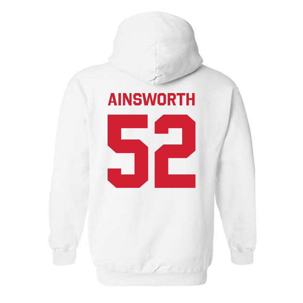 Nebraska - NCAA Football : Hayden Ainsworth - Classic Shersey Hooded Sweatshirt-1