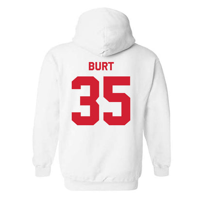 Nebraska - NCAA Men's Basketball : Henry Burt - Classic Shersey Hooded Sweatshirt-1