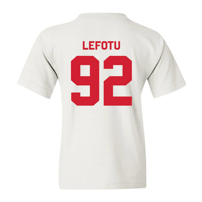 Nebraska - NCAA Football : Sua Lefotu - Classic Shersey Youth T-Shirt-1