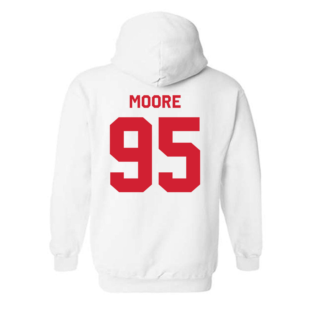 Nebraska - NCAA Football : Gabriel Moore - Classic Shersey Hooded Sweatshirt-1