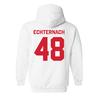 Nebraska - NCAA Football : Cayden Echternach - Classic Shersey Hooded Sweatshirt-1