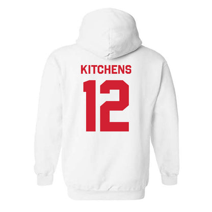 Nebraska - NCAA Baseball : Cole Kitchens - Classic Shersey Hooded Sweatshirt-1