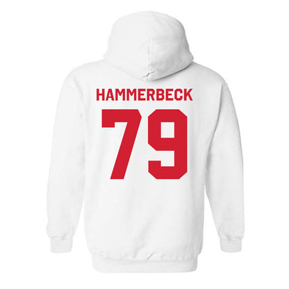 Nebraska - NCAA Football : Shawn Hammerbeck - Classic Shersey Hooded Sweatshirt-1