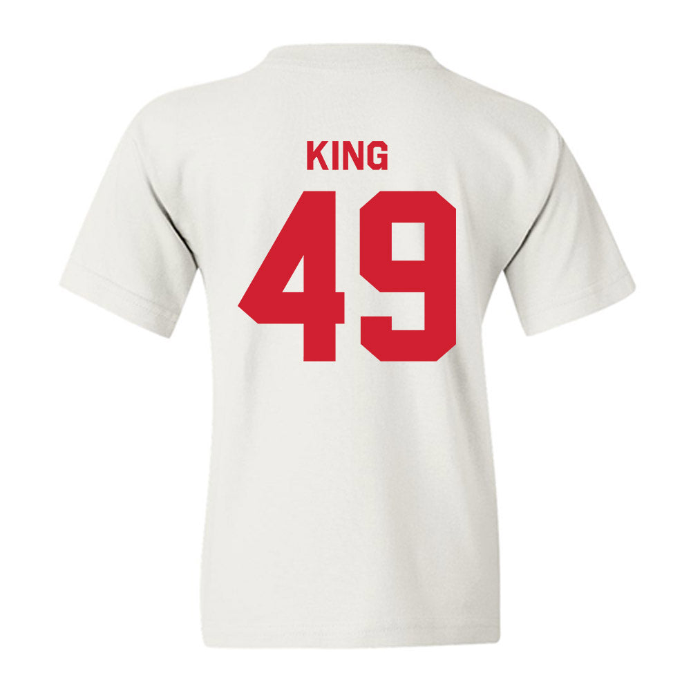 Nebraska - NCAA Football : Danny King - Classic Shersey Youth T-Shirt-1