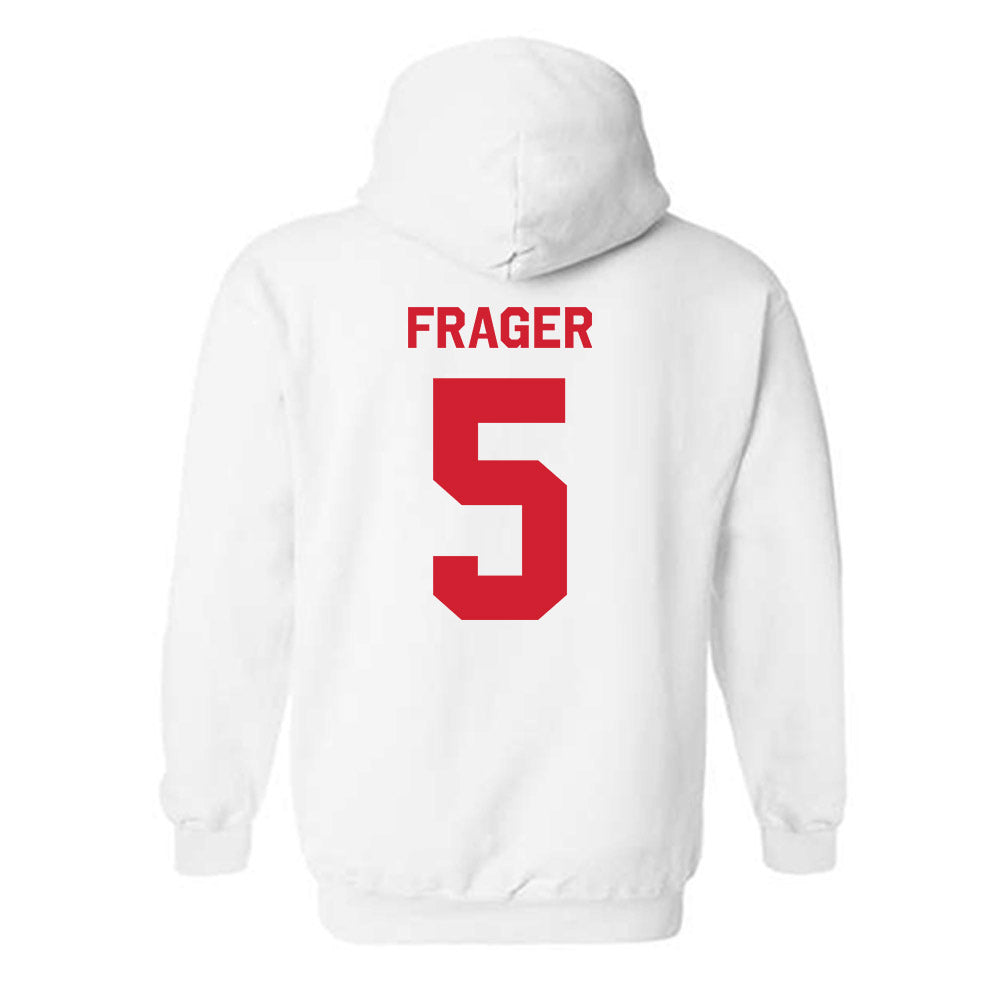 Nebraska - NCAA Men's Basketball : Braden Frager - Classic Shersey Hooded Sweatshirt-1