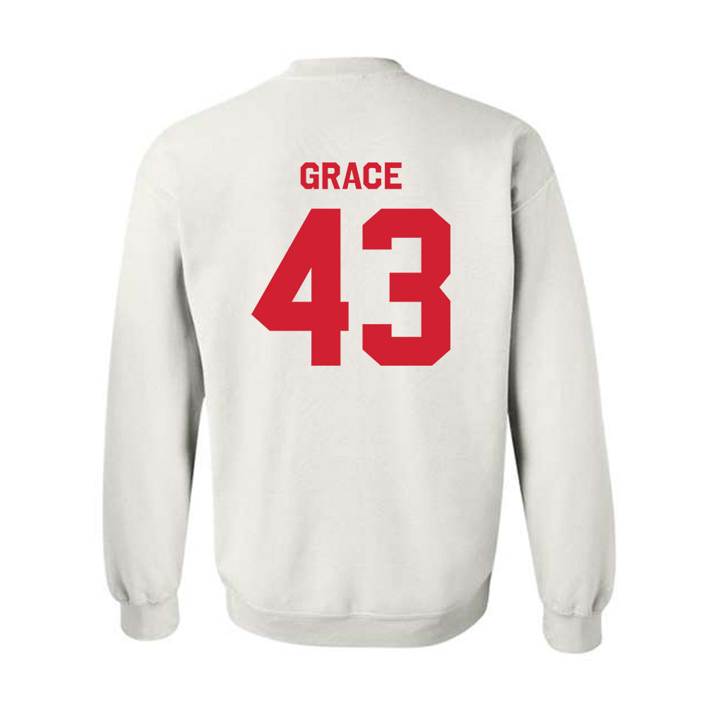 Nebraska - NCAA Baseball : Cooper Grace - Classic Shersey Crewneck Sweatshirt-1