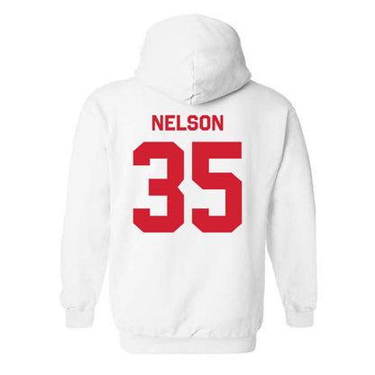 Nebraska - NCAA Football : Mekhi Nelson - Classic Shersey Hooded Sweatshirt-1