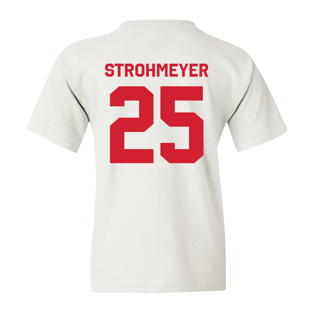 Nebraska - NCAA Baseball : Reed Strohmeyer - Classic Shersey Youth T-Shirt-1