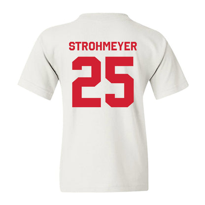 Nebraska - NCAA Baseball : Reed Strohmeyer - Classic Shersey Youth T-Shirt-1