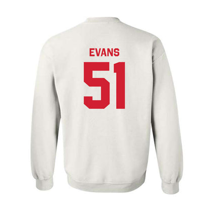 Nebraska - NCAA Football : Justin Evans - Classic Shersey Crewneck Sweatshirt-1