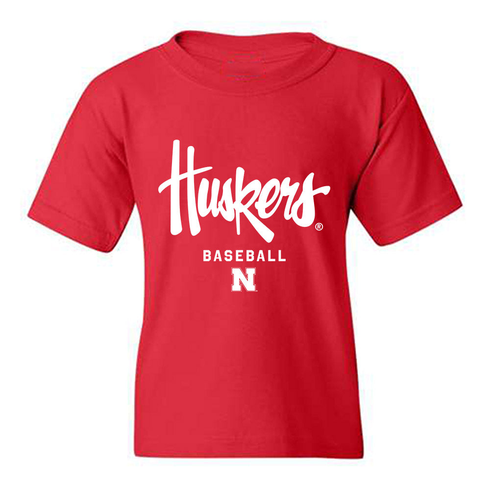 Nebraska - NCAA Baseball : Will Jesske - Classic Shersey Youth T-Shirt-1
