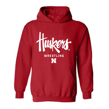 Nebraska - NCAA Wrestling : Dez Gartrell - Classic Shersey Hooded Sweatshirt-0
