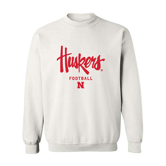 Nebraska - NCAA Football : Jase Reynolds - Classic Shersey Crewneck Sweatshirt-0