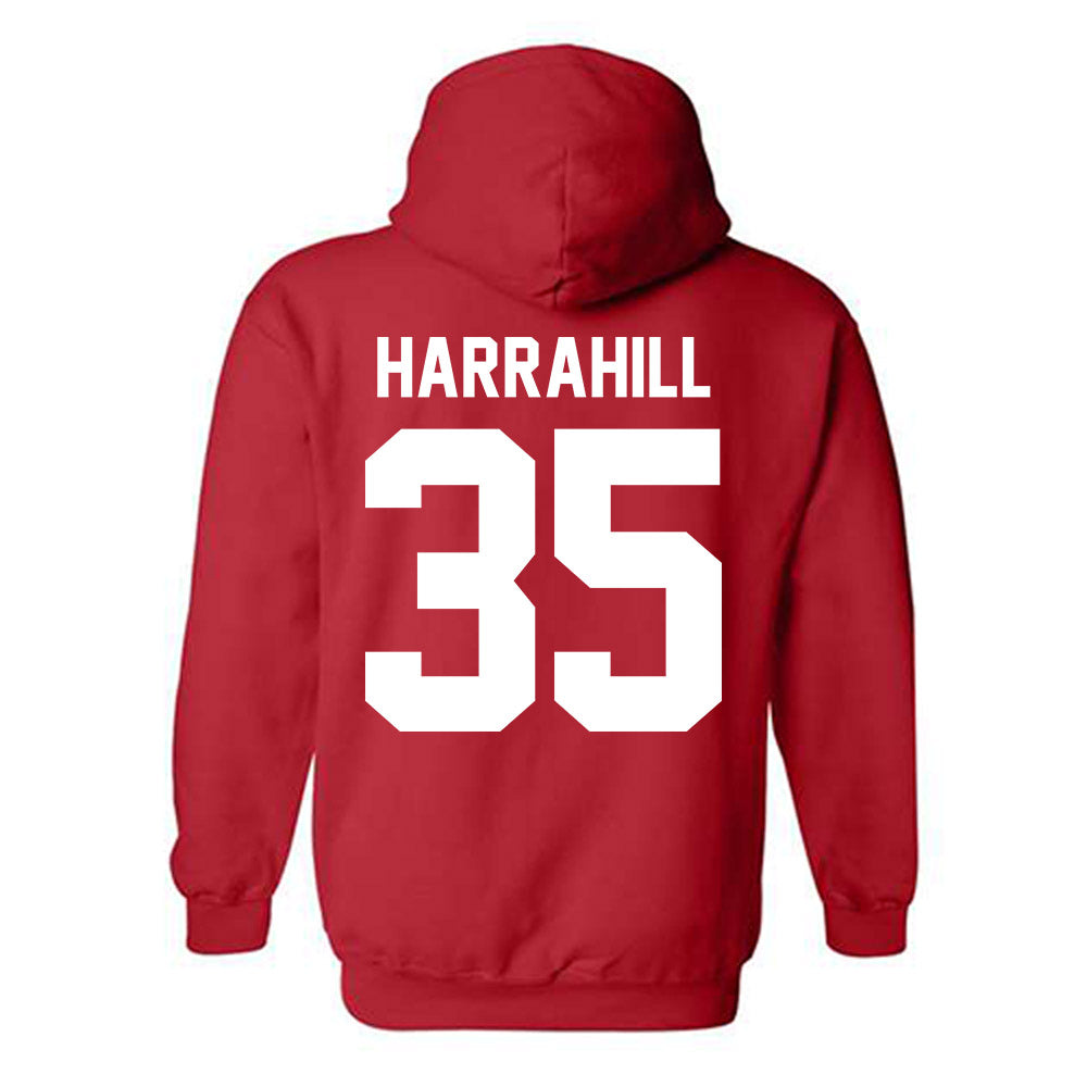 Nebraska - NCAA Baseball : Ryan Harrahill - Classic Shersey Hooded Sweatshirt-1