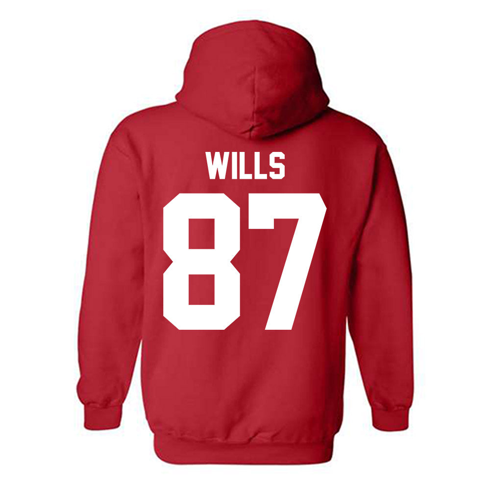 Nebraska - NCAA Football : Jack Wills - Classic Shersey Hooded Sweatshirt-1