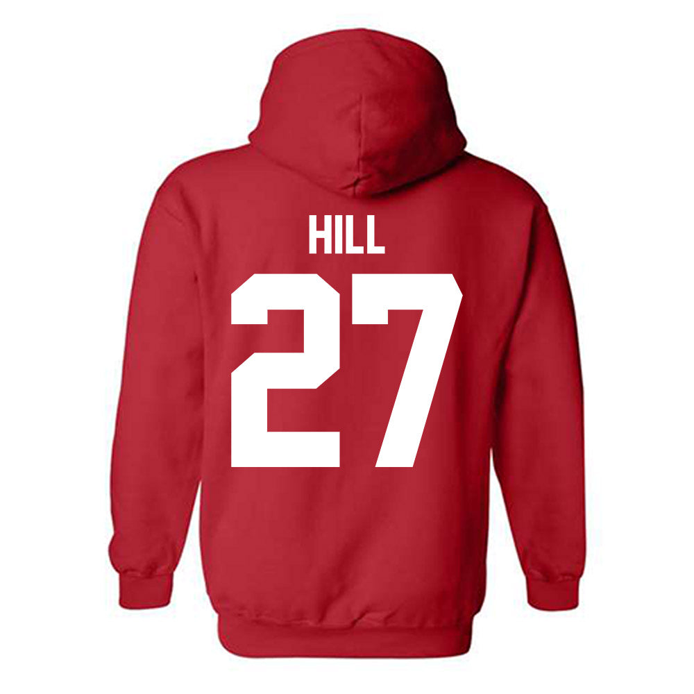 Nebraska - NCAA Softball : Natalia Hill - Classic Shersey Hooded Sweatshirt-1