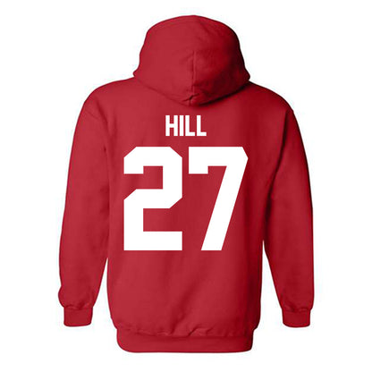 Nebraska - NCAA Softball : Natalia Hill - Classic Shersey Hooded Sweatshirt-1