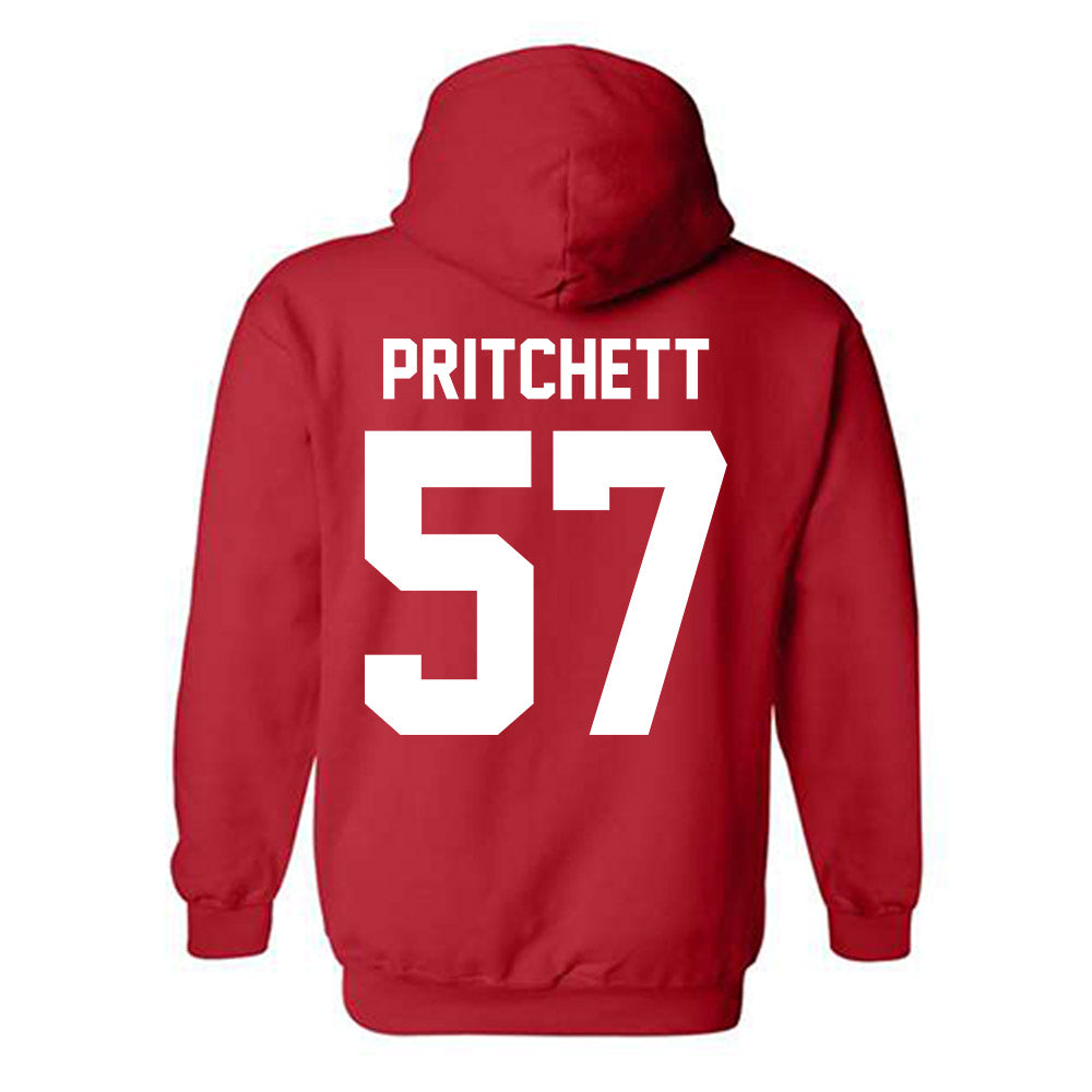 Nebraska - NCAA Football : Elijah Pritchett - Classic Shersey Hooded Sweatshirt-1