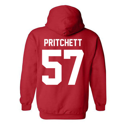 Nebraska - NCAA Football : Elijah Pritchett - Classic Shersey Hooded Sweatshirt-1