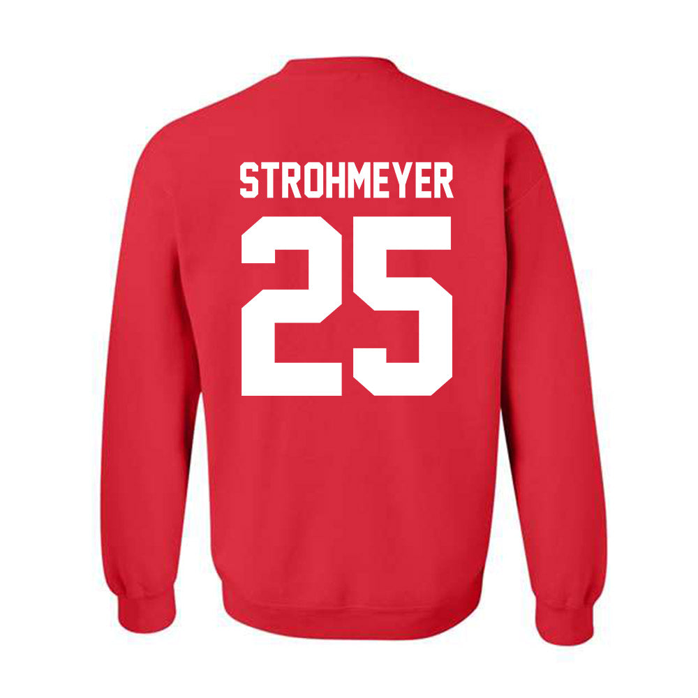 Nebraska - NCAA Baseball : Reed Strohmeyer - Classic Shersey Crewneck Sweatshirt-1