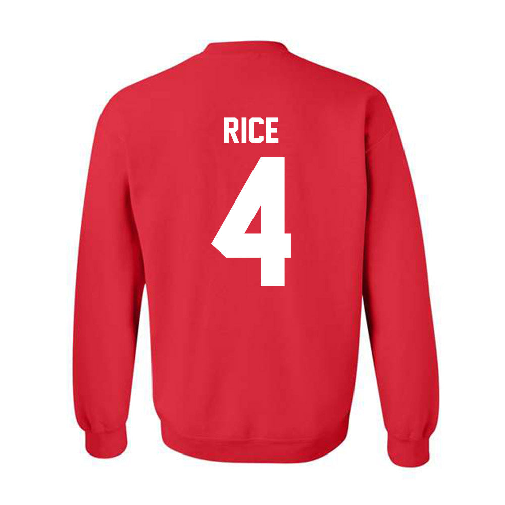 Nebraska - NCAA Men's Basketball : Colin Rice - Classic Shersey Crewneck Sweatshirt-3