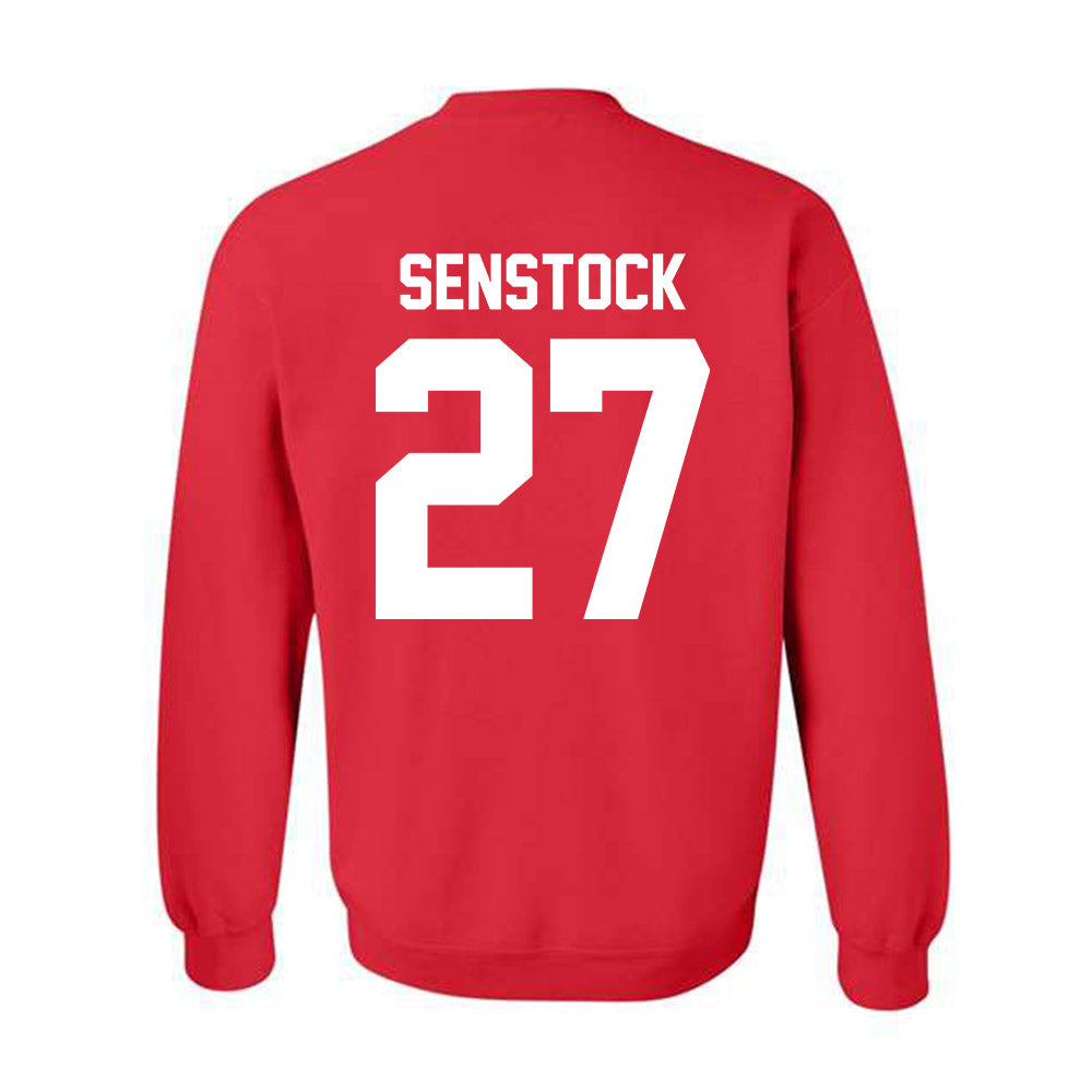Nebraska - NCAA Baseball : Joey Senstock - Classic Shersey Crewneck Sweatshirt-1