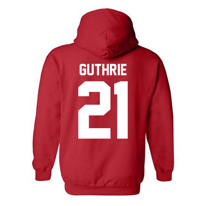 Nebraska - NCAA Football : Rex Guthrie - Classic Shersey Hooded Sweatshirt-1