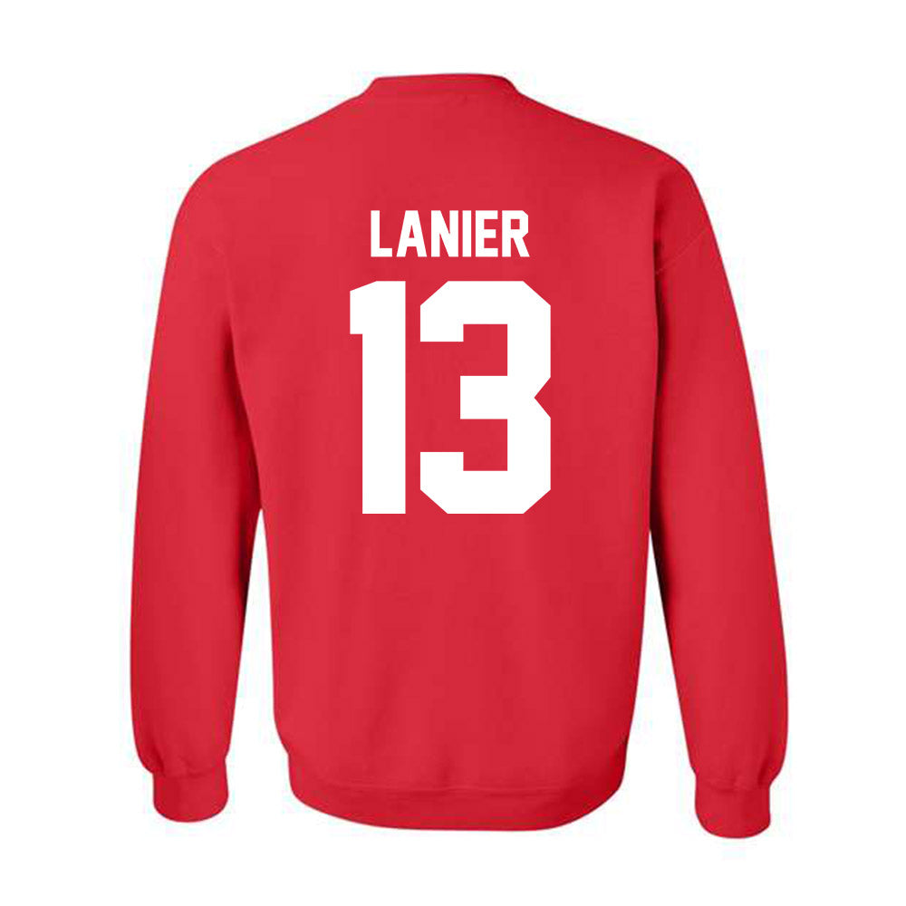 Nebraska - NCAA Men's Basketball : Jacob Lanier - Classic Shersey Crewneck Sweatshirt-3