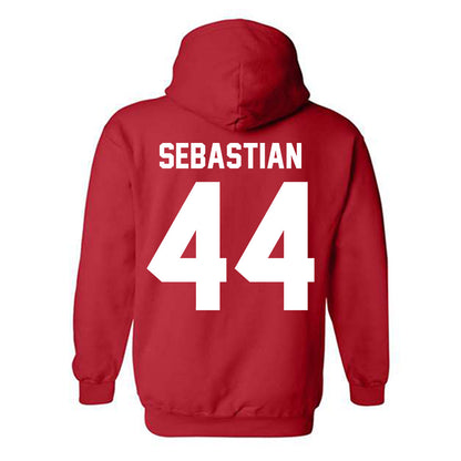 Nebraska - NCAA Baseball : Blake Sebastian - Classic Shersey Hooded Sweatshirt-1