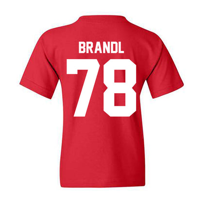 Nebraska - NCAA Football : Jacob Brandl - Classic Shersey Youth T-Shirt-1