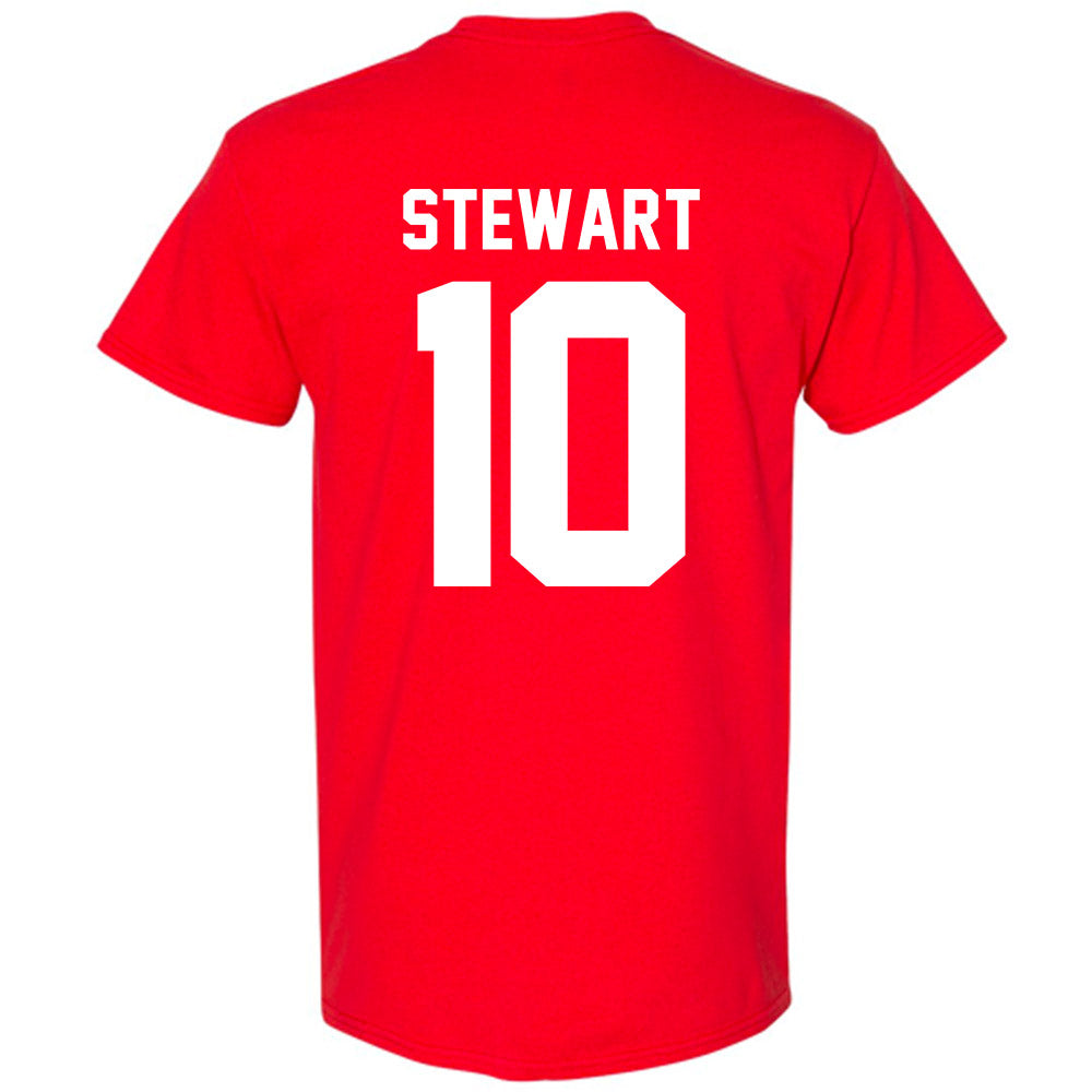Nebraska - NCAA Women's Basketball : Madeline Stewart - Classic Shersey T-Shirt-3