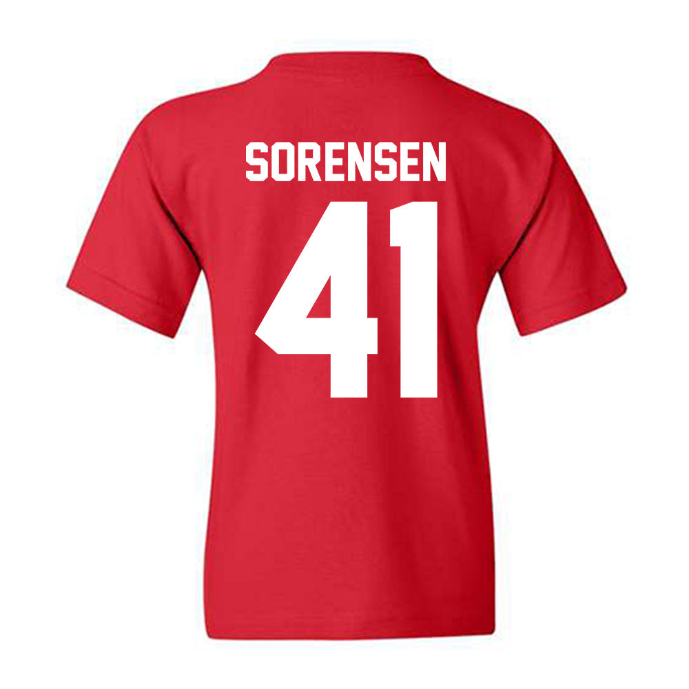 Nebraska - NCAA Football : Luke Sorensen - Classic Shersey Youth T-Shirt-3