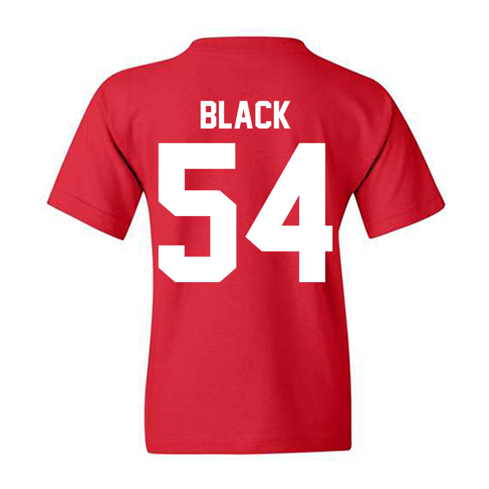 Nebraska - NCAA Football : Brendan Black - Classic Shersey Youth T-Shirt-1
