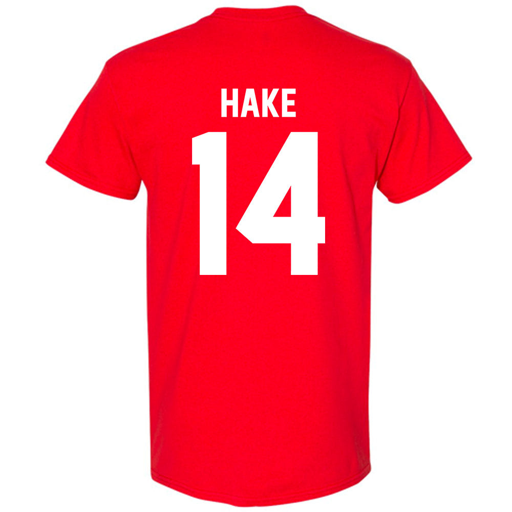 Nebraska - NCAA Women's Basketball : Callin Hake - Classic Shersey T-Shirt-1