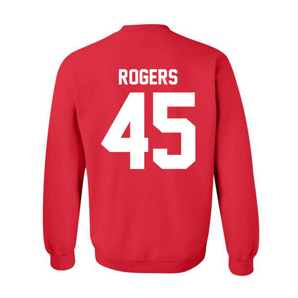 Nebraska - NCAA Football : Dylan Rogers - Classic Shersey Crewneck Sweatshirt-3
