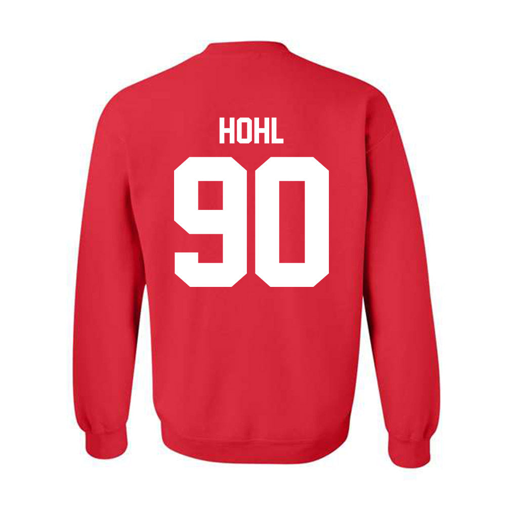Nebraska - NCAA Football : John Hohl - Classic Shersey Crewneck Sweatshirt-1