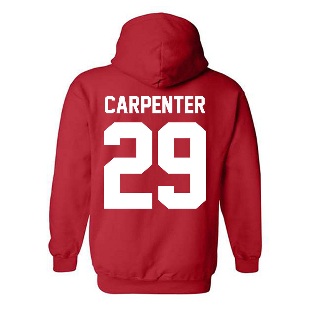 Nebraska - NCAA Women's Soccer : Kayma Carpenter - Classic Shersey Hooded Sweatshirt-1