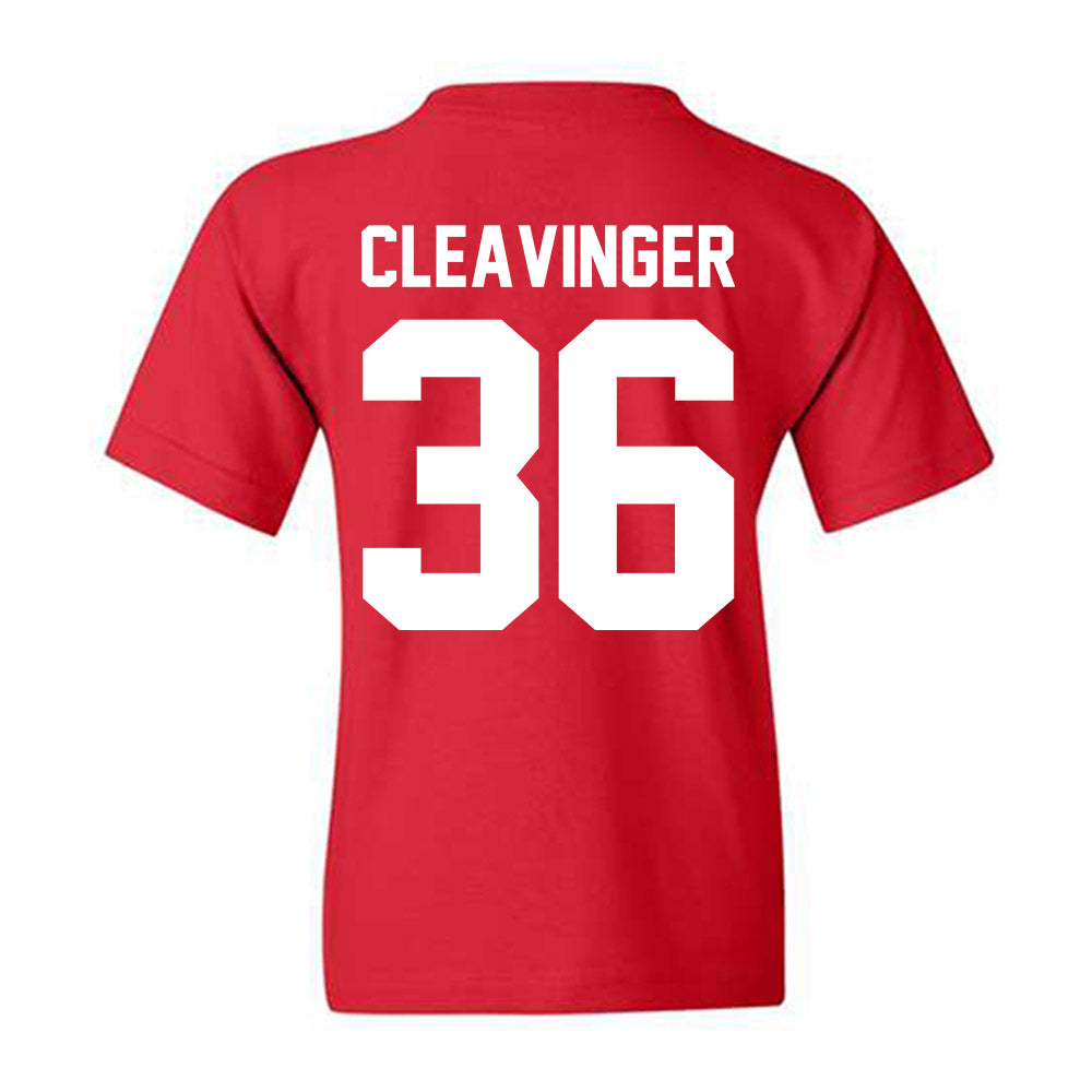 Nebraska - NCAA Baseball : Grant Cleavinger - Classic Shersey Youth T-Shirt-1