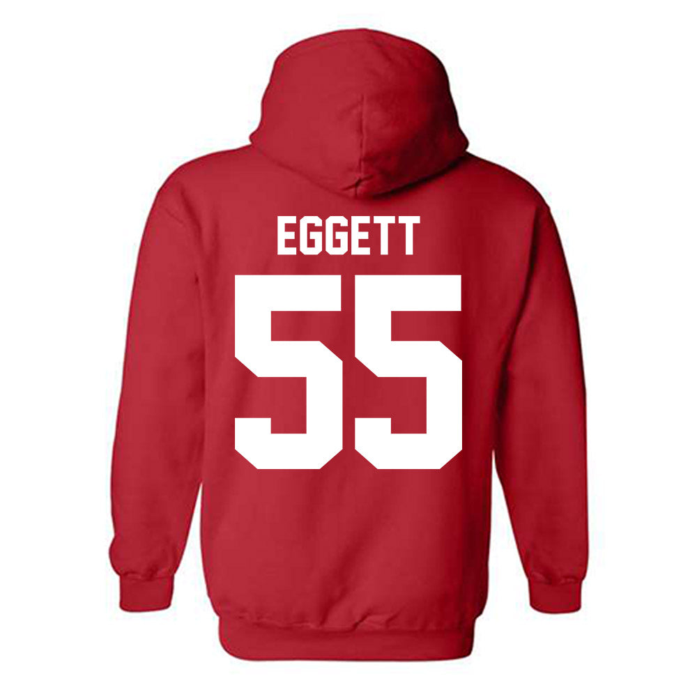 Nebraska - NCAA Women's Soccer : Kate Eggett - Classic Shersey Hooded Sweatshirt-1