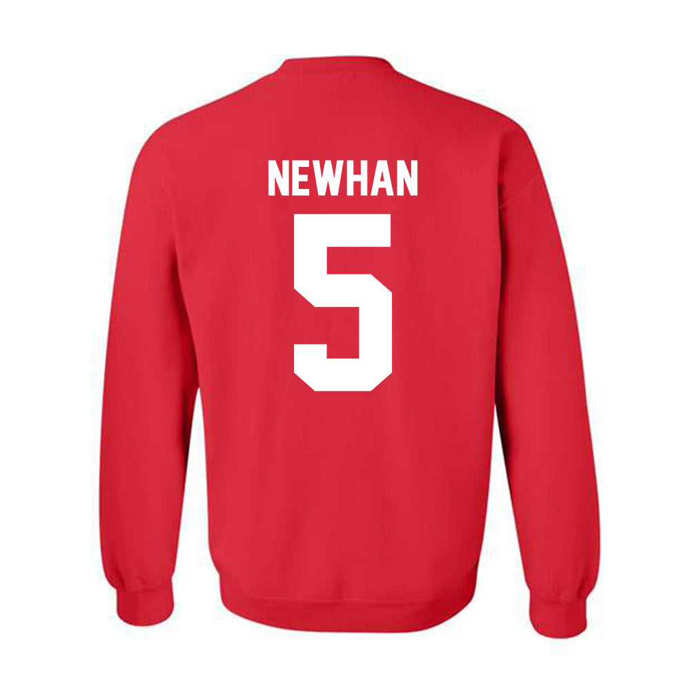 Nebraska - NCAA Baseball : Nico Newhan - Classic Shersey Crewneck Sweatshirt-1