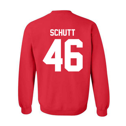 Nebraska - NCAA Football : Connor Schutt - Classic Shersey Crewneck Sweatshirt-1