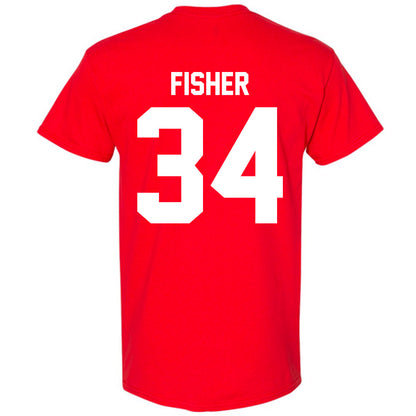 Nebraska - NCAA Women's Basketball : Emily Fisher - Classic Shersey T-Shirt-1