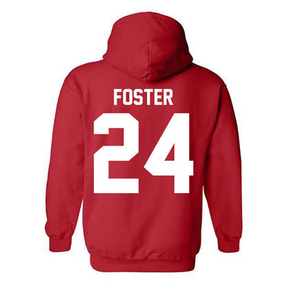 Nebraska - NCAA Football : Dexter Foster - Classic Shersey Hooded Sweatshirt-3