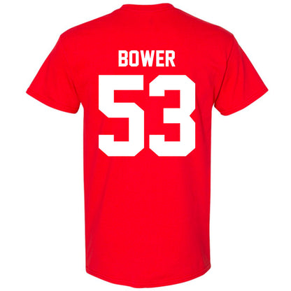 Nebraska - NCAA Football : Jacob Bower - Classic Shersey T-Shirt-1